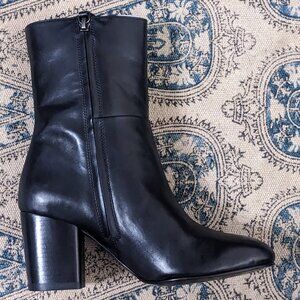 NIB Black Mid-Calf Boots- Seychelles